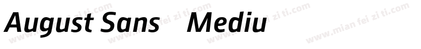 August Sans 66 Mediu字体转换